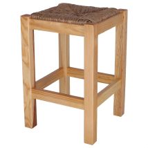 Banqueta Rãostica Baja Barniz