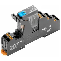 Weidmüller Drikitp 24vdc 2co Ld/pb D-series Dri, Accoppiatore Relè, Contatti: 2, Invertitore Agsno, 24 V Dc, 5 A, Push In, Pulsante Di Test, 