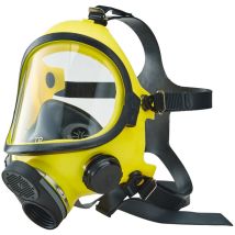 Maschera protettiva completa C607 in silicone – Ampio campo visivo – Valvole di espirazione – Classe 2 – EKASTU SAFETY