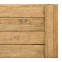 Ds Muebles - Baul Pequeño Rustico Abierto 80x40x35cm En Madera Maciza De Pino Estilo Industrial