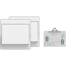 Self-powered Wireless Switch, Battery-free, Wireless Remote Control For Lights And Electrical Appliances, Waterproof And Safe, Can Be Installed 