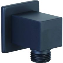 Presa Acqua Modello Quadro Colore Nero Opaco Tecom Paq12nr Nero Opaco