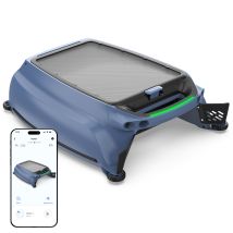 Skimmer De Piscine Solaire Airrobo Sp200 Robot Piscine, Nettoyeur Surface Autonome, Double Recharge, Détection D'Obstacles, Commande App 24h/24
