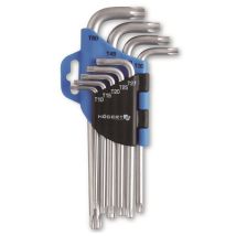 9-teiliges Sechsrundschlüssel-set Ht1w814 Winkelschlüssel T10 - T50 Sechsrund