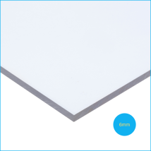 Solstice - Solid Polycarbonate Glazing Sheet Clear 594mm X 420mm X 6mm