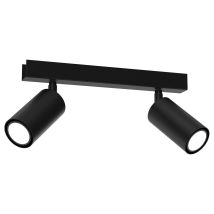 Pendelleuchte Hudson Schwarz 2xGU10 – Minimalistisches Design – 2 Farbvarianten – Ideal für Wohnzimmer, Küche, Schlafzimmer