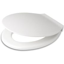 Pagette - Asiento De Inodoro Exklusiv Con Fijación De Acero Inoxidable Blanco