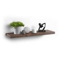 Wandregal – MDF – 75 cm lang – 22,8 cm breit – 3,4 cm tief – maximale Tragfähigkeit 30 kg – pflegeleicht