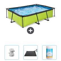 Exit-toys Piscina Exit Rectangular - 300x200x65 Cm - 6-piezas Scb80