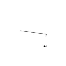 Braccio Per Walk-in Clever C/doppia Testa Snodabile Misura: Cm120 Nero