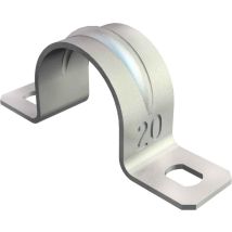 OBO Bettermann – Befestigungsschelle für Kabel und Rohre – 23mm – Stahl – galvanisch verzinkt – UV-beständig