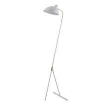Teamson Home - Lámpara De Pie Retro Blanca Con Soporte Monopie Estándar Vn-l00043-eu