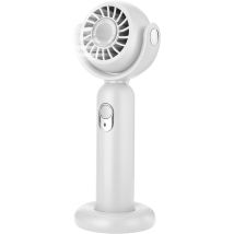 Tragbarer Mini-ventilator, Taschenventilator, Starker Wind Mit 3 Geschwindigkeiten, 130° Drehbar, Schreibtischventilator Mit Sockel, Kleiner 