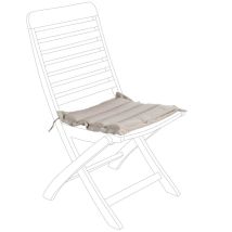 Gestepptes Sitzkissen Nur Für Außen- Und Gartenstühle, Wasserabweisend -beige / 1 Stück