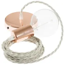 Lámpara Colgante Creative Cables Tn01 Porcelana Cable 2m