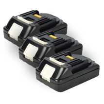 3x Batteria Compatibile Con Makita Btd142she, Btd144rfe, Btd144, Btd142z, Btd145rfe, Btd144z Utensile Elettrico (2500 Mah, Li-ion, 18 V) - Extensilo