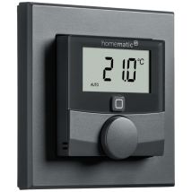 Homematic IP Funk Wandthermostat HmIP-WTH-A – Temperaturregelung – 2 x 1,5 V LR03 – Heizprofile – Sprachsteuerung mit Alexa