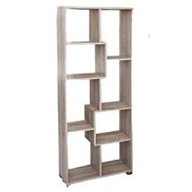 Libreria Design Cameretta Ufficio Rovere Cm 70 X 24 X 178 H