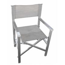 Stuhlstuhl Näherer Regisseur Vom Text Aluminium Beach - Grey