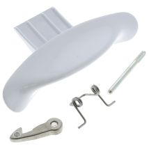 Ariston – Maniglia ventana blanca c00116580 para lavadora – Compatible con modelos Ariston