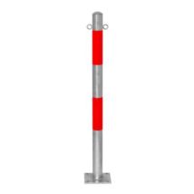 Moravia Sperrpfosten - Zum Aufdübeln, Ø 60 Mm - Feuerverzinkt / Rot