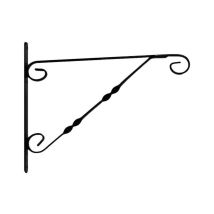 Garden Pride - Premium Hanging Basket Bracket - Twisted Design - 14' Bracket (4244)