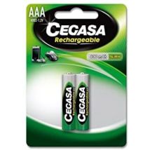 Batteria Ricaricabile Hr03 800 Mah 1,2v Bl.2 Pz. - Cegasa