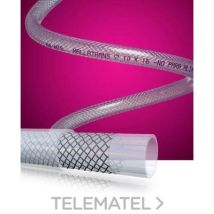 Manguera mallatrans 15mm x 21mm – Atoxica – Alta flexibilidad – Resistente a la rotura – Transparente – Espiroflex