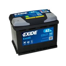 Exide - Batería De Coche Tudor 62ah Eb621
