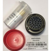 Souriau - Amphenol He308-06t17-26sn7m Mil-normkreiskontakt 26pos. Frau – Mil-dtl-38999