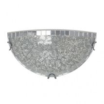 Fabrilamp Akunadecor Lampada Da Parete Semicircolare Mosaico Colore Cromo Modello Tenore 1xe27