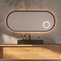 Espejo de baño con luz LED – Diseño moderno – Instalación rápida – Iluminación óptima – Certificaciones internacionales