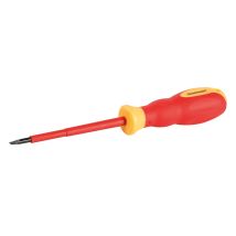 Destornillador Plano Engomado Para Electricistas, Vde 0,8 X 4 X 100 Mm