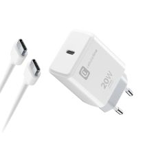 Caricabatterie USB-C 20W per iPhone 15 – Cavo USB-C incluso – Potenza 20W – Cellularline
