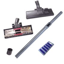 Hossi's Wholesale - 4-teiliges Staubsaugerdüsen-set Inkl. Staubsaugerrohr & Staubsaugerduft Kompatibel Für Siemens Vs 55 A 28