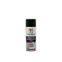 Smalto Acrilico Verde Muschio 400 ml – Pittura spray – Colore Verde muschio (RAL 6005) – TINTECH