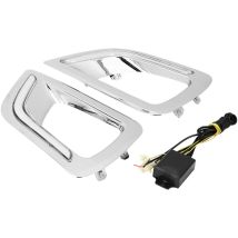 Faro Anteriore Per Auto, Luci Diurne 2 Pezzi. Luce Diurna Bicolore Con Indicatore Di Direzione, Adatta Per Nissan Navara Np300 15-18.