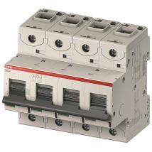 Disjoncteur S804n 4p 80a Courbe B Raccordement À Vis - 36ka (6modules) 2ccs894001r0805 Abb 740420