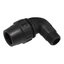 Außengewinde-Winkel 32mm (1") Polyethylen Anti-UV-Behandlung Ideal für Bewässerungssysteme