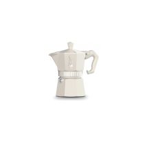 Caffettiera Moka Bialetti 3 Tazze in Alluminio Crema – 150 ml – 7,2 cm – 15,5 cm – 1,10 kg