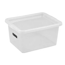 Caja De Almacenamiento Plast-team Basic Box 20l Apilable Tapa Clic