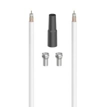 Kit De Conexión Satélite Hama 305145 90db 10m