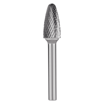 Rhodius Abrasives - Rhodius Hf F Alpha, 1 Stück, 12,7 X 25,0 X 6,0 X 70 Mm, Alpha Hartmetall-frässtift Form F