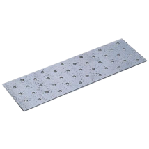 Perforierte Platte Waelbers 476214.11 Verzinkt 80x240 Mm