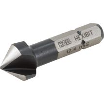 Halls – XCM12 12.4mm Hexibit Countersink Drill Bit – High-Speed Steel, 3-Flute Design, 90° Angle – Compatible with Power Tools