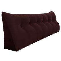 Vercart - Coussin De Lecture, Oreiller Traversin Soutien Dorsal, Triangulaire Coussin À Coins, Gros Coussin Canapé, Coussin Tête De Lit Dossier, 