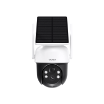 Aosu - Cámara De Vigilancia Wifi Exterior Solar 3mp 2k, 360° 2.4ghz Con Panel Solar Y Batería, Cámara De Seguridad Exterior Sin Cables Con Detección 