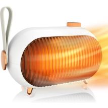 Chauffage Soufflant Céramique 1000w,radiateur Soufflant Avec Réglage De La Puissance À 3 Vitesses, 3 Secondes Pour Chauffer Chauffage Electrique 