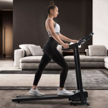 Tapis Roulant, Pieghevole, Elettrico, 1,5 Hp, Motore Elettrico Silenzioso, 12 Programmi Fino A 12 Km/h, Attrezzatura Fitness Con Display Led, 