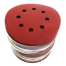 125 Mm Schleifpapier Schleifscheiben Bosch Dewalt Einhell Sander – 60 Scheiben: P40/p60/p80/p120/p180/p240 8 Löcher